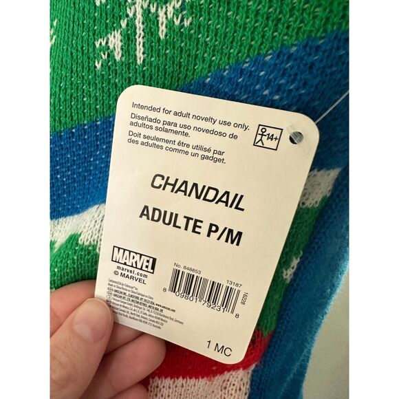 Marvel Captain America Ugly Sweater Star Holiday Pullover Adult size Small - Picture 5 of 6